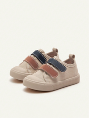 Tênis Infantil Menino Canvas Velcro Cáqui