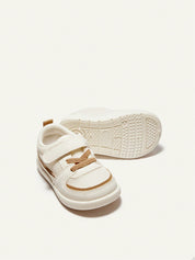 Tênis Infantil Unissex Velcro Cadarço Decorativo Mesh Respirável