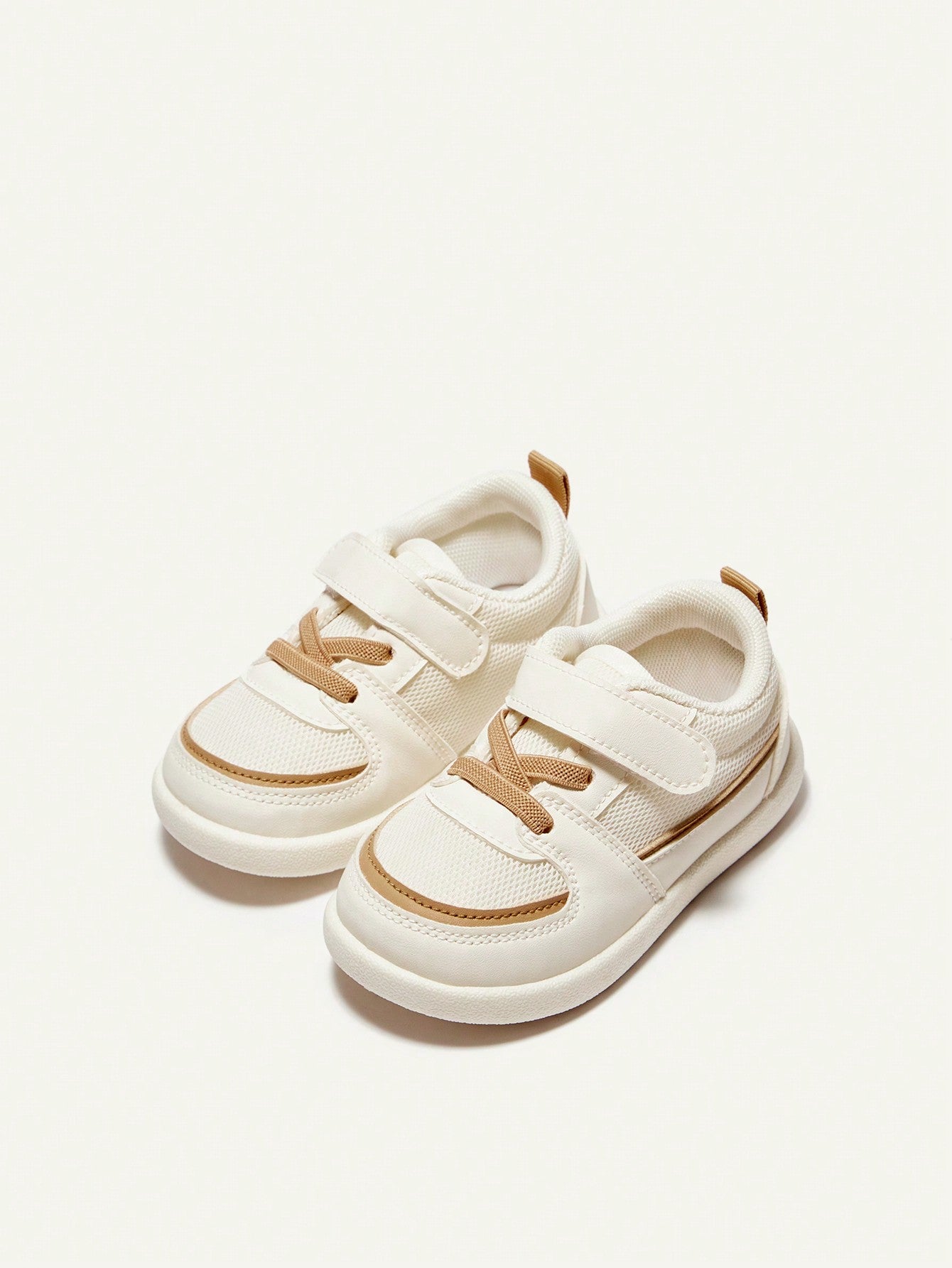 Tênis Infantil Unissex Velcro Cadarço Decorativo Mesh Respirável