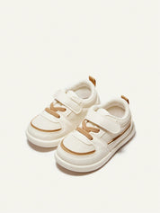Tênis Infantil Unissex Velcro Cadarço Decorativo Mesh Respirável