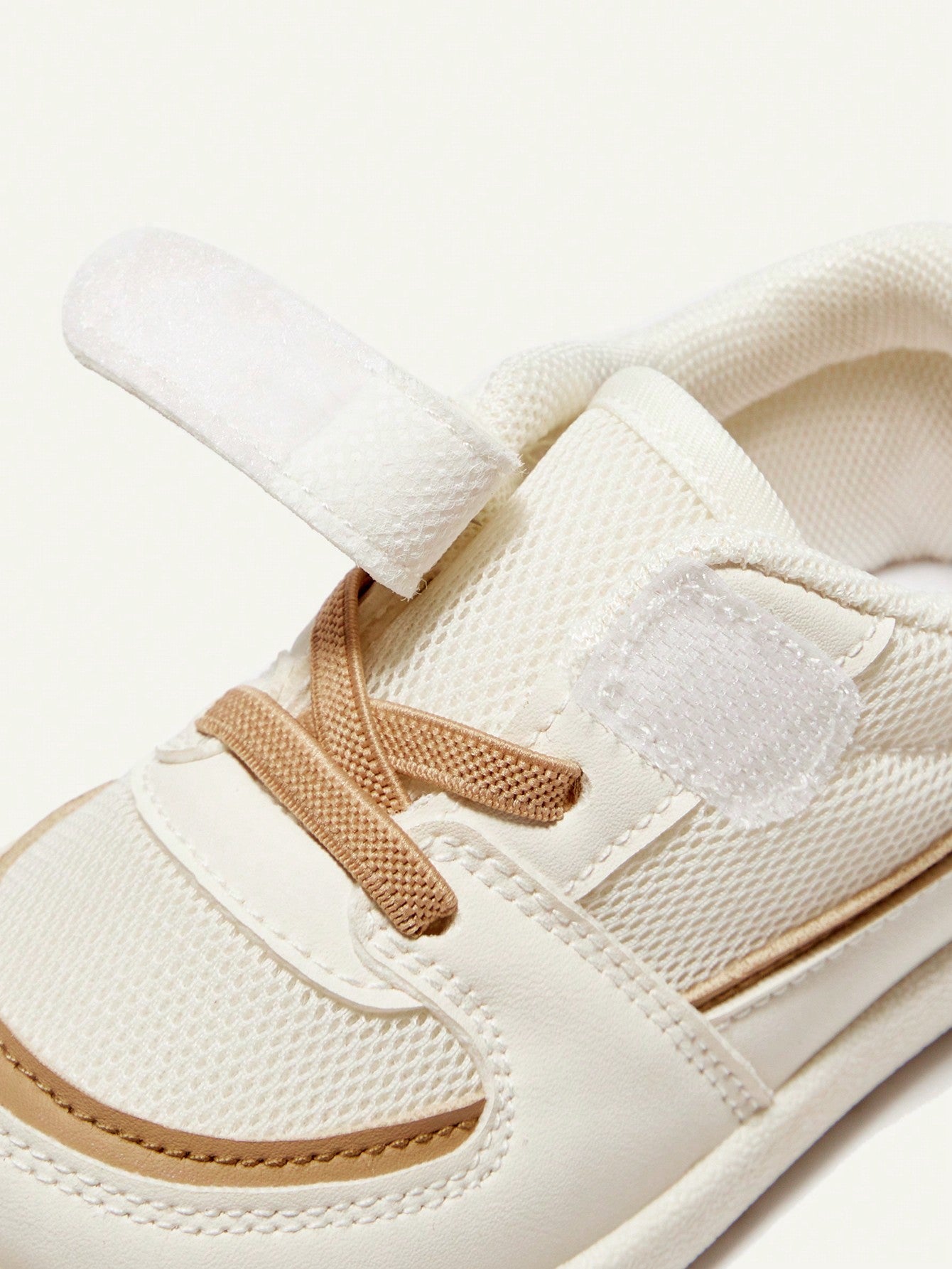 Tênis Infantil Unissex Velcro Cadarço Decorativo Mesh Respirável