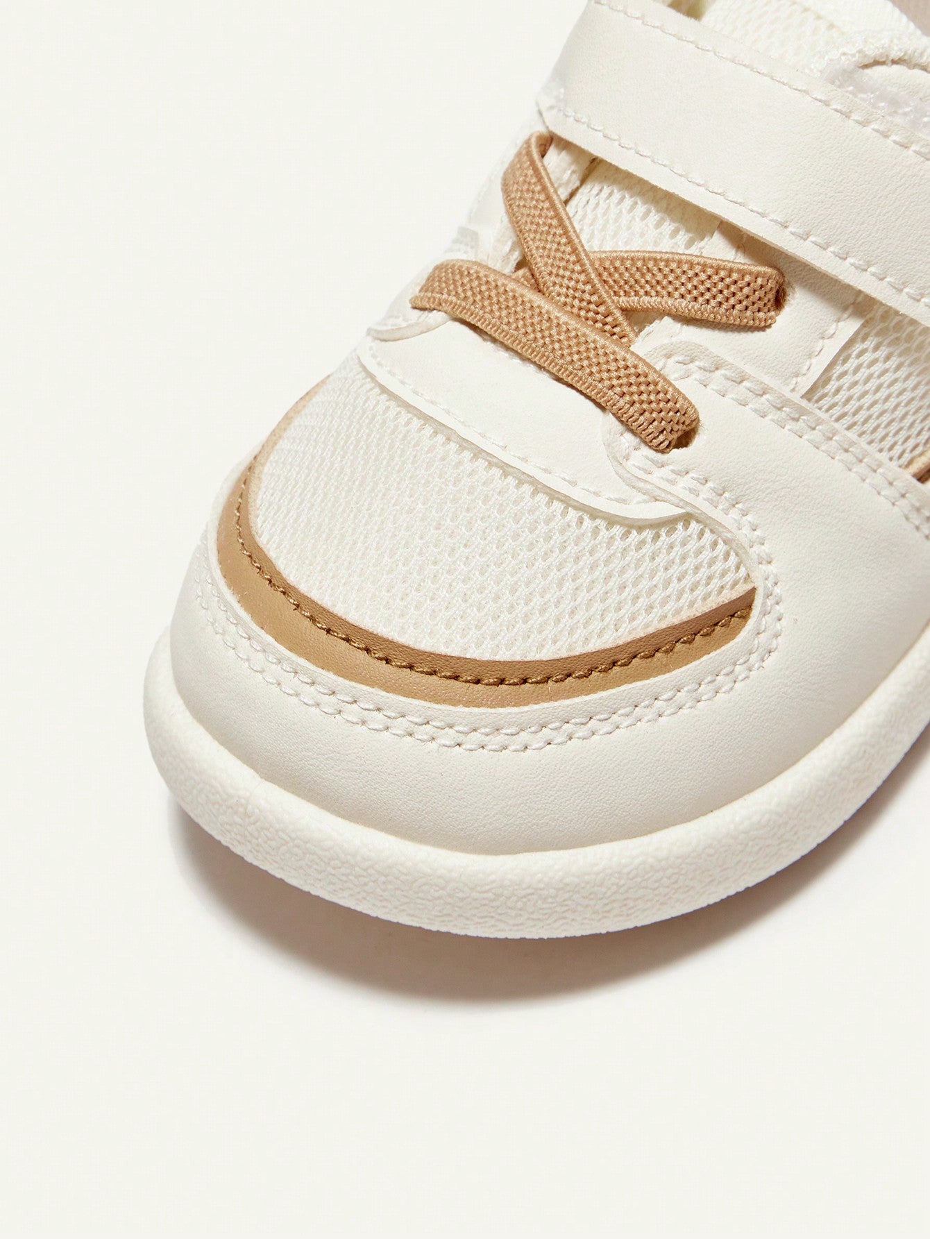 Tênis Infantil Unissex Velcro Cadarço Decorativo Mesh Respirável