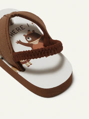 Chinelo Infantil Sandália Bebê Estampa Animal Cartoon Solado EVA