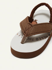 Chinelo Infantil Sandália Bebê Estampa Animal Cartoon Solado EVA