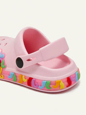 Clog Infantil Menina Unicórnio com Luz LED Sola Iluminada