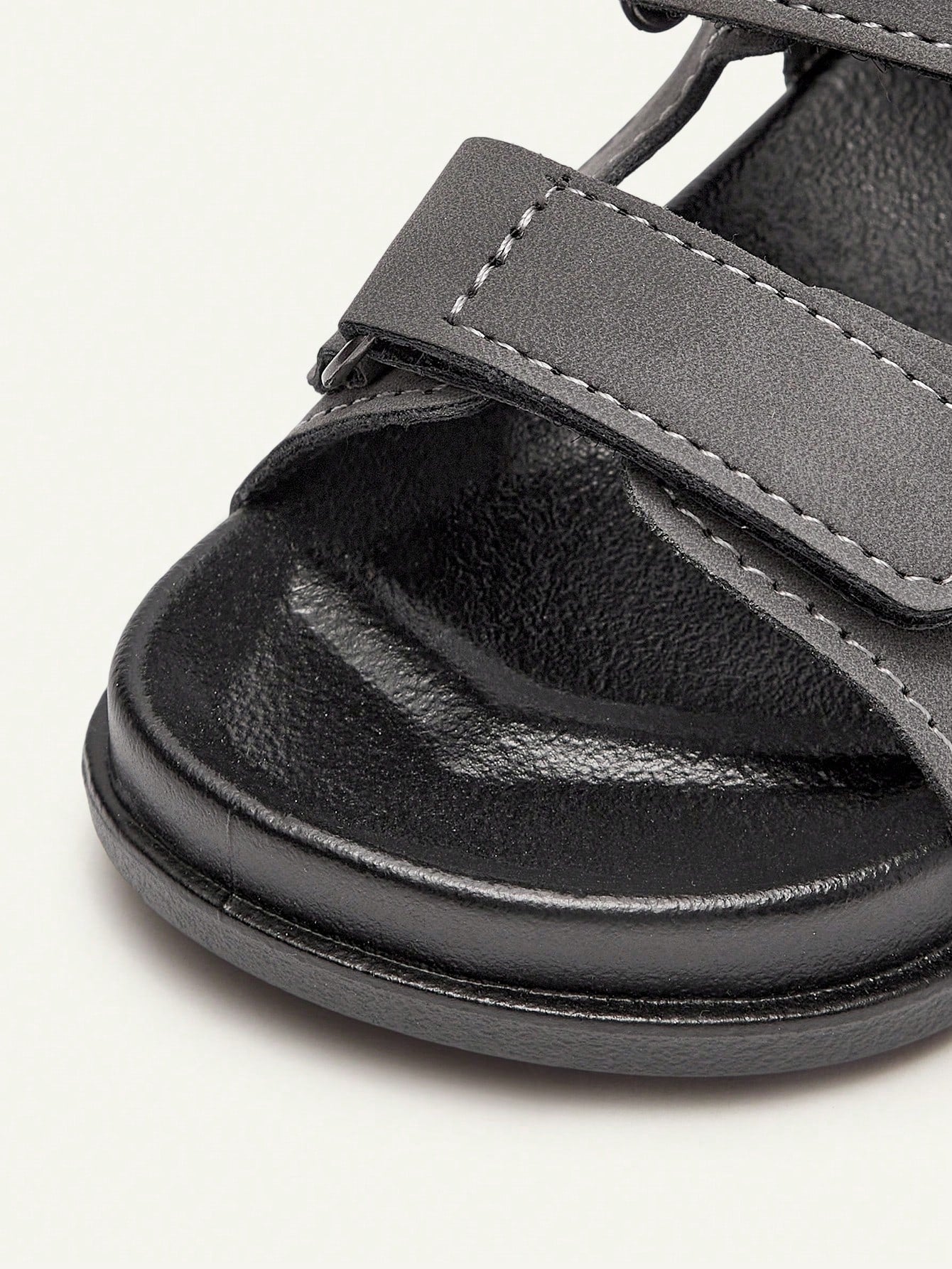 Sandália Infantil Masculina Papete Velcro Sola Macia