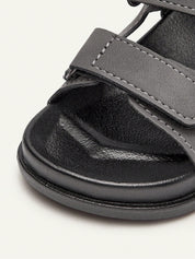 Sandália Infantil Masculina Papete Velcro Sola Macia