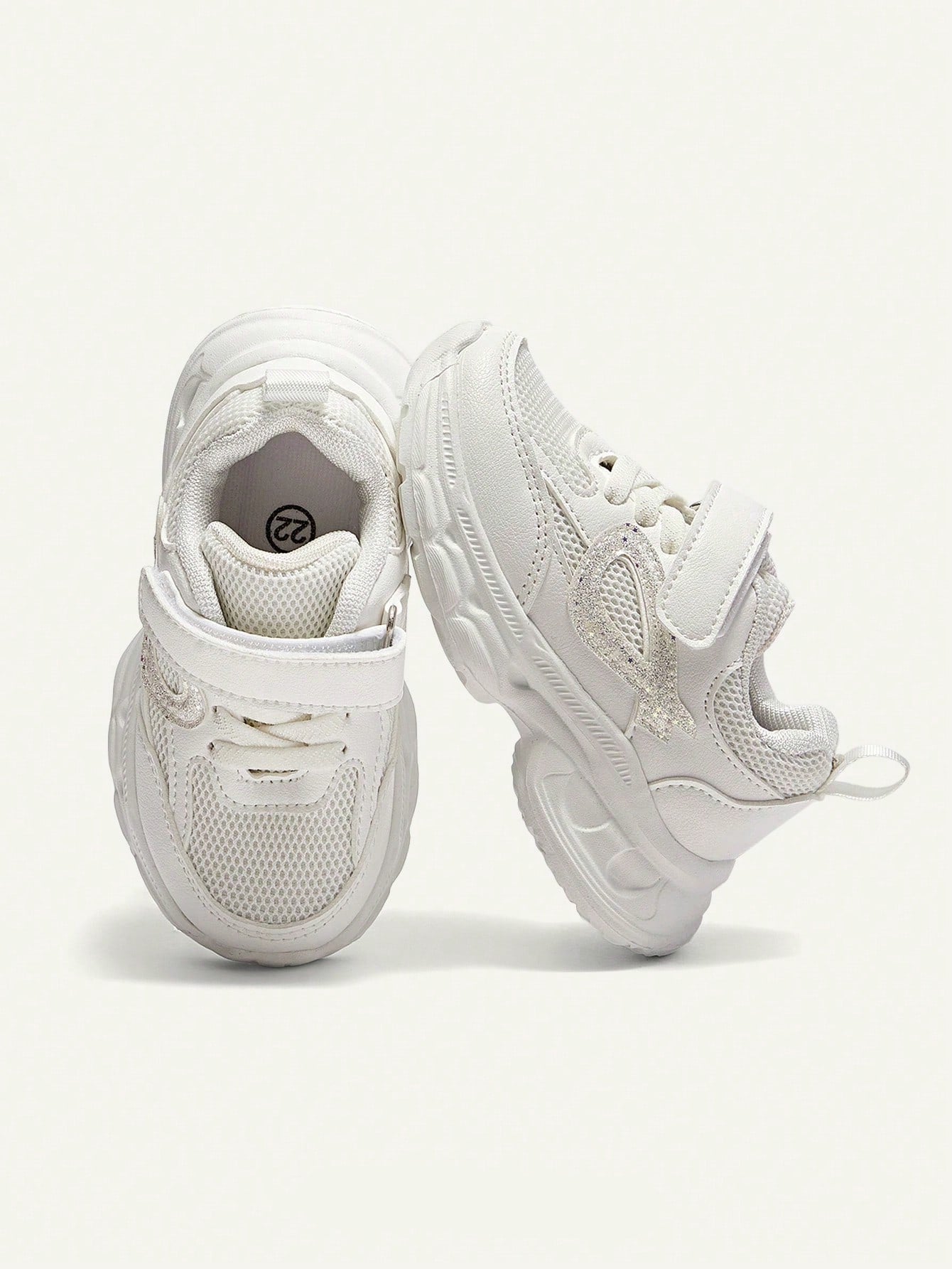 Tênis Infantil Feminino Chunky com Velcro e Cadarço