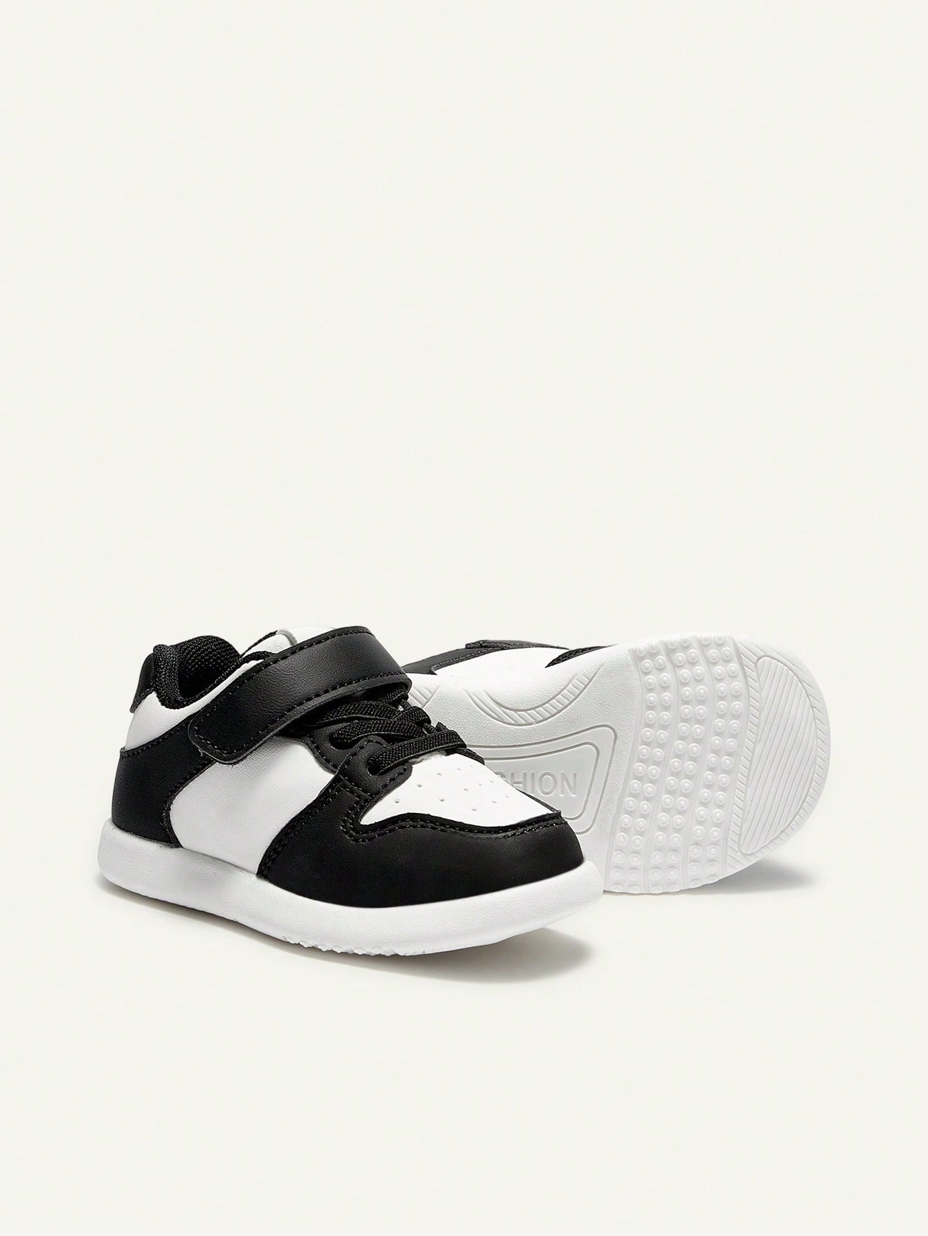 Tênis Infantil Bebê Estilo Sneaker Velcro e Cadarço Couro