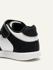 Tênis Infantil Bebê Estilo Sneaker Velcro e Cadarço Couro