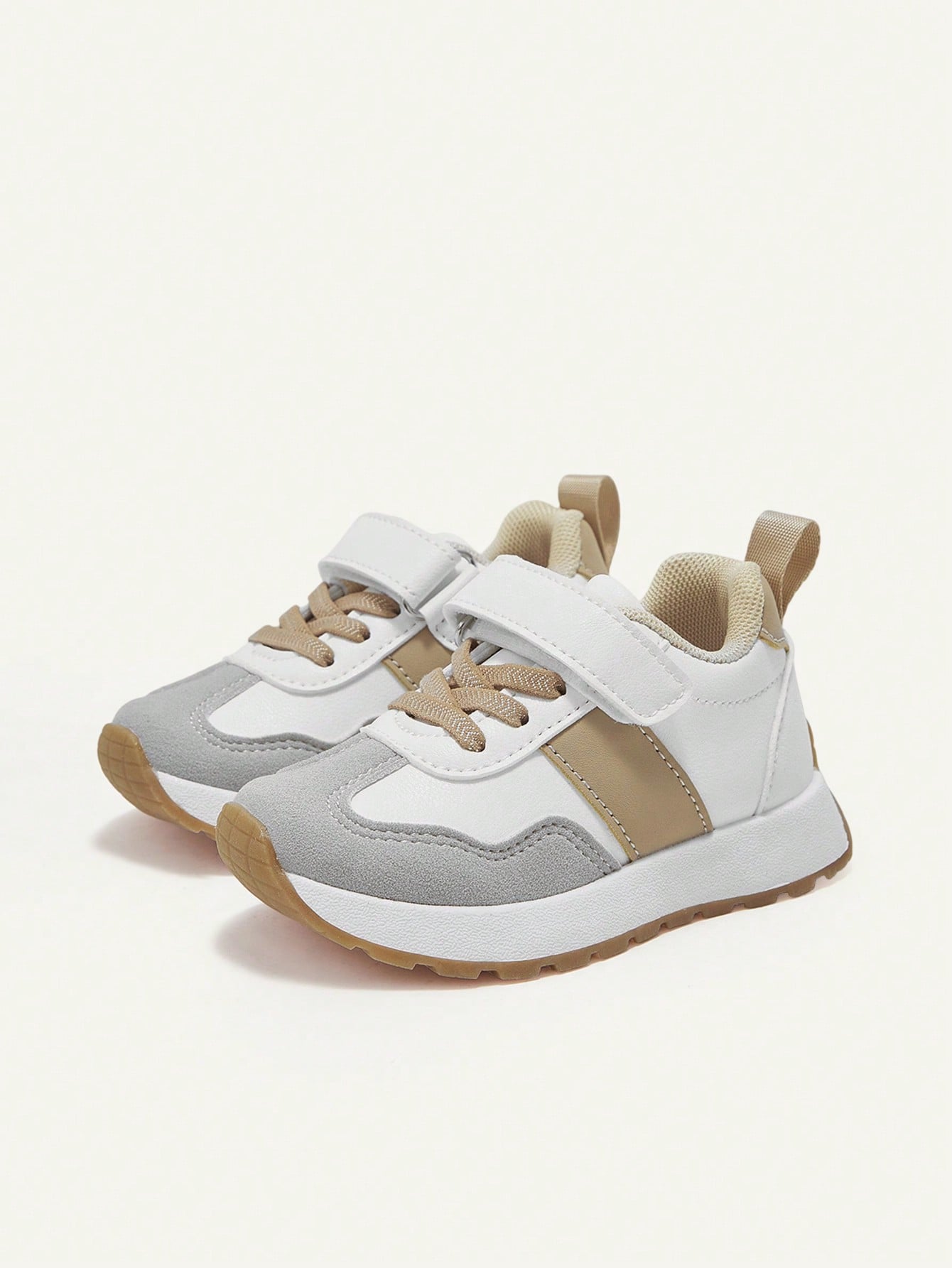 Tênis Infantil Casual Velcro e Cadarço Couro