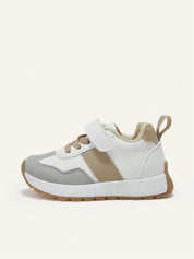 Tênis Infantil Casual Velcro e Cadarço Couro
