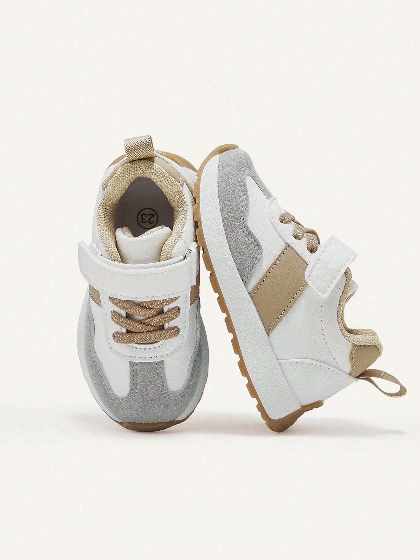 Tênis Infantil Casual Velcro e Cadarço Couro