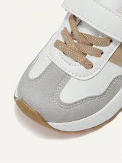 Tênis Infantil Casual Velcro e Cadarço Couro