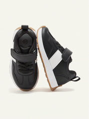 Tênis Infantil Casual Velcro e Cadarço Couro