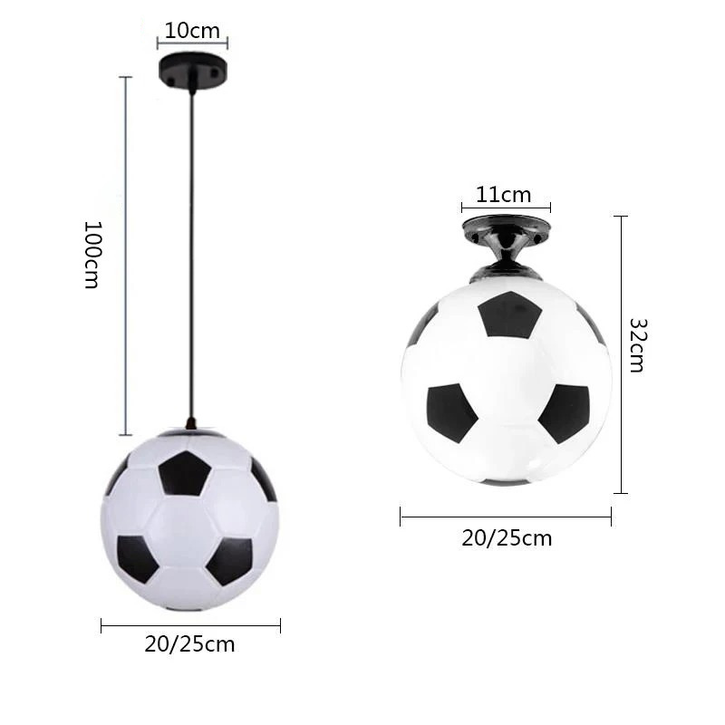 Luminária Bola de Futebol