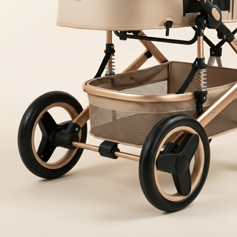 Belecoo Luxe 3 em 1 — Bege Rose Gold