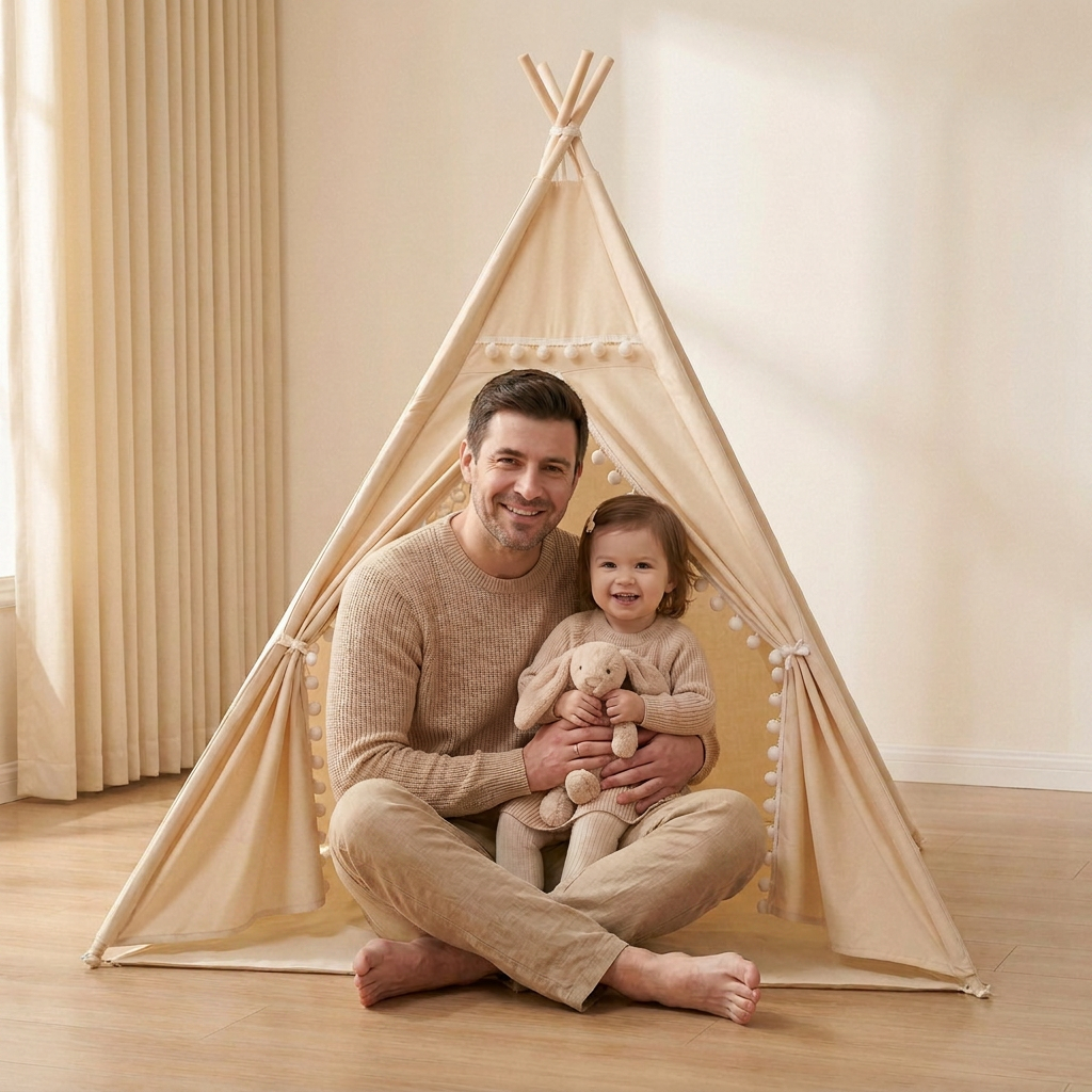 Barraca Infantil Tipi Dobrável para Brincar - 02