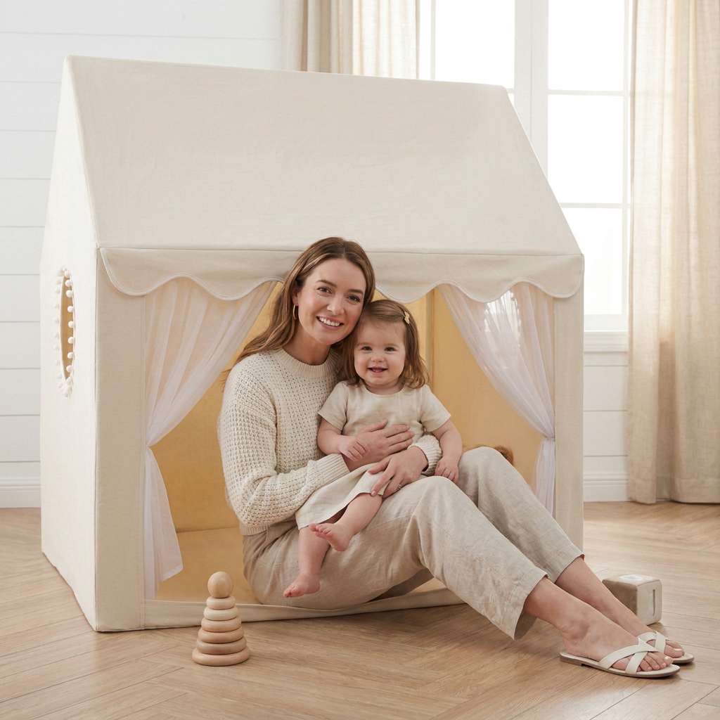Cabana Infantil Chalé Dobrável para Brincar