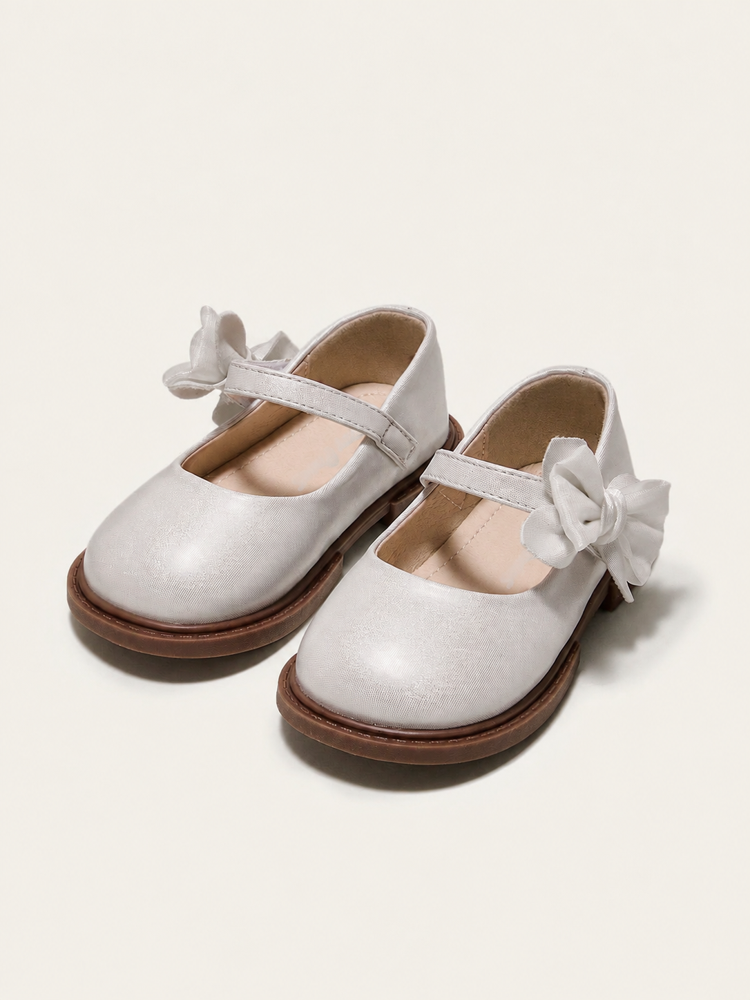 Sapatilha Infantil Menina Mary Jane com Laço Organza Acetinada