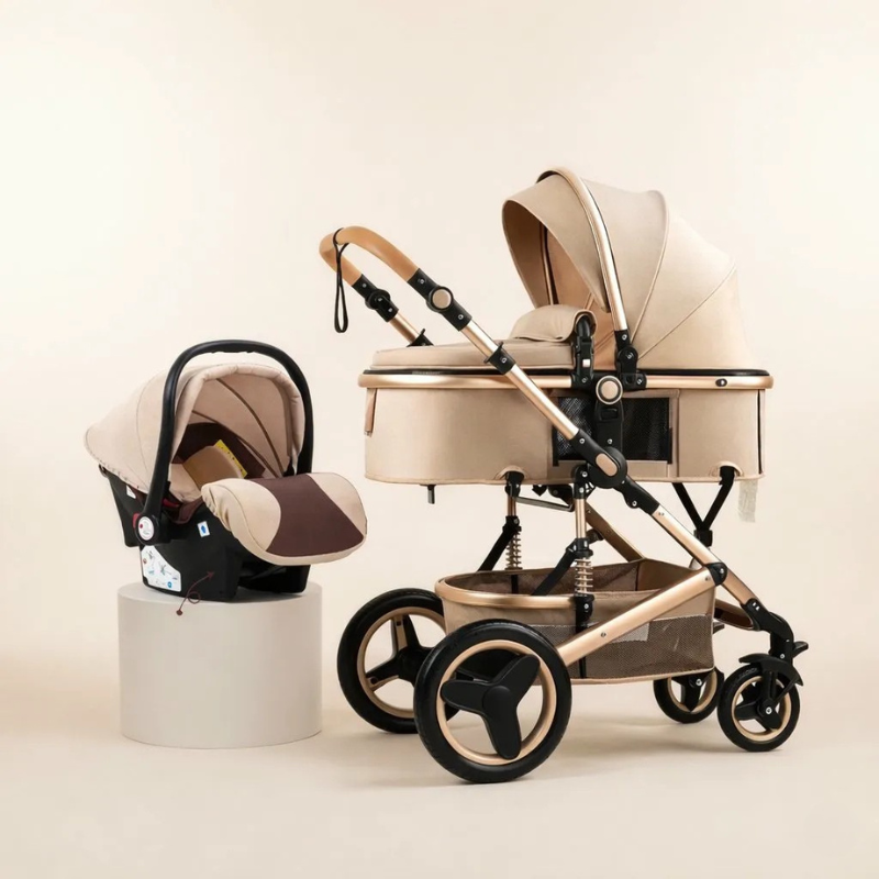 Belecoo Luxe 3 em 1 — Bege Rose Gold