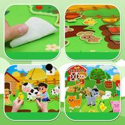 Conjunto Interativo de Placas de Feltro