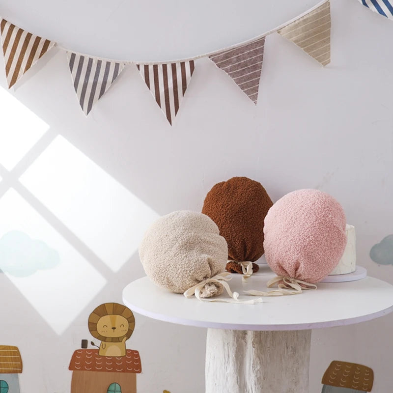Balão Decorativo de Veludo para Quarto Infantil