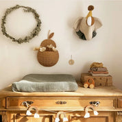 Cabeça de Elefante de Pelúcia para Decoração Infantil