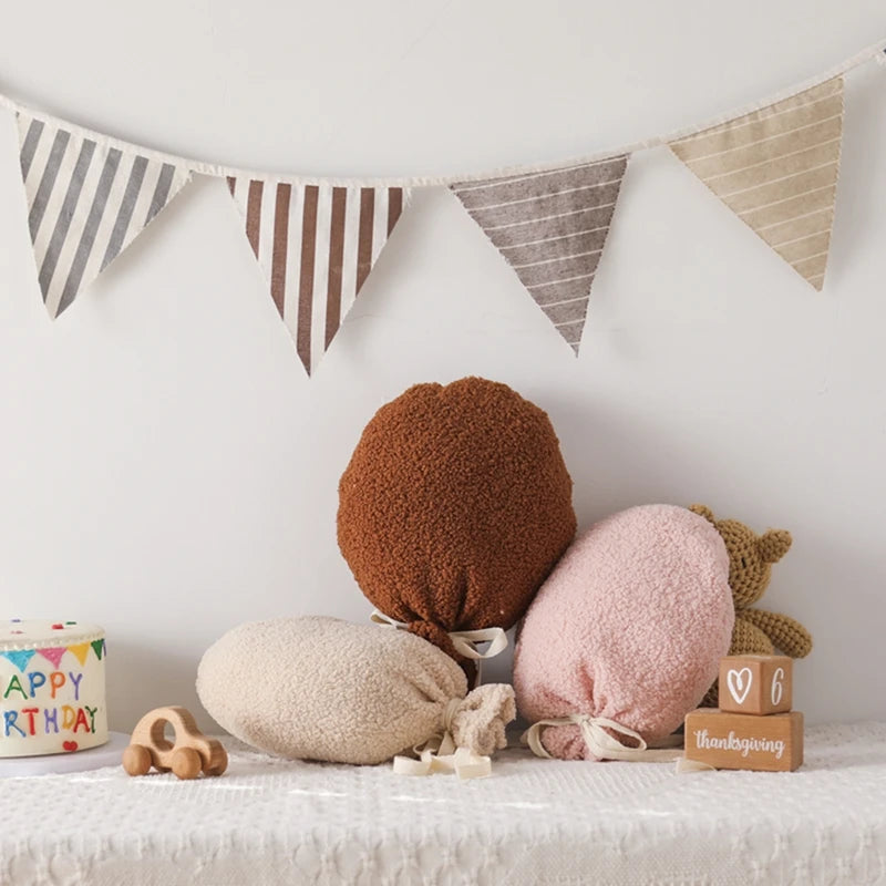 Balão Decorativo de Veludo para Quarto Infantil