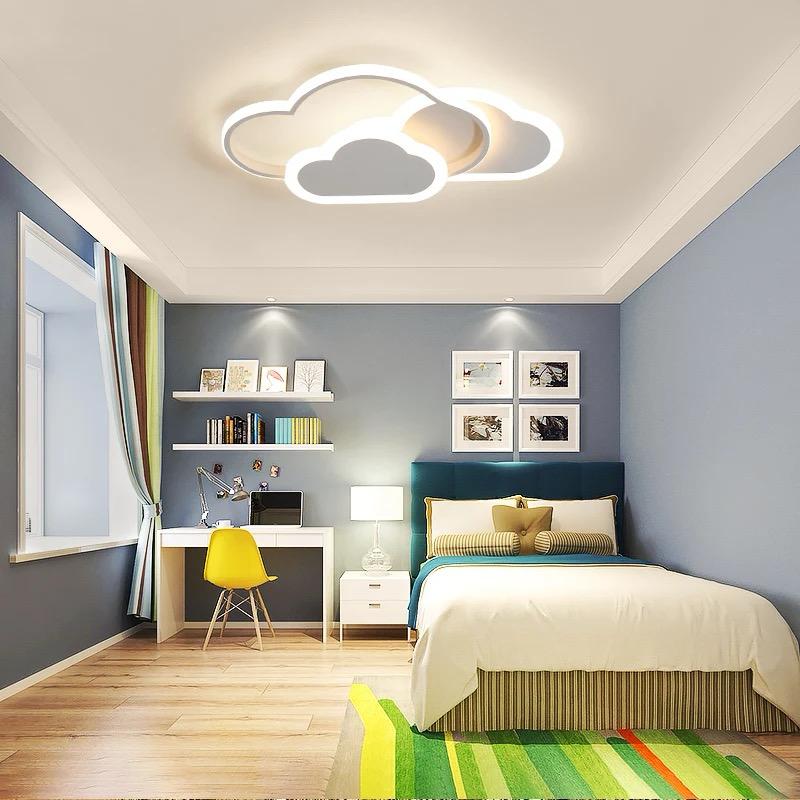 Luminária de Teto para Quarto Infantil LED Nuvens