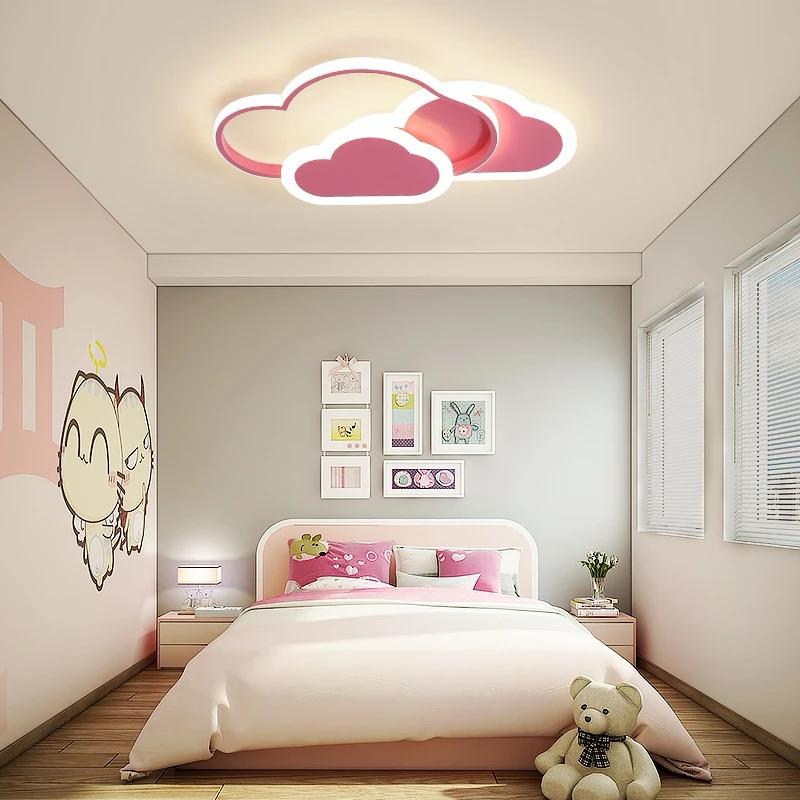 Luminária de Teto para Quarto Infantil LED Nuvens