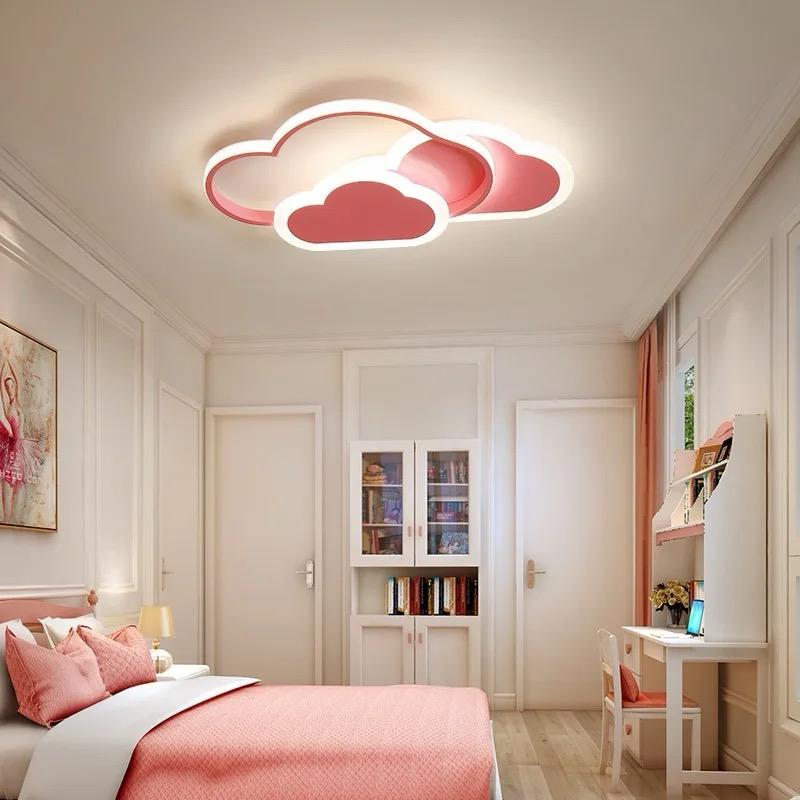 Luminária de Teto para Quarto Infantil LED Nuvens