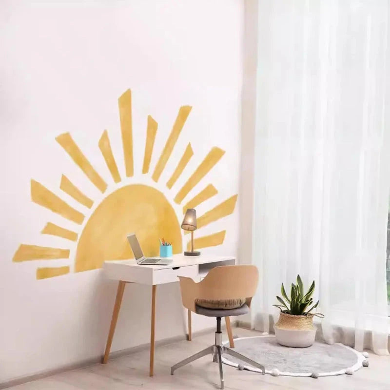 Adesivo de Parede Boho Sol para Quarto Infantil Adesivos de Parede 05 Kabannas 