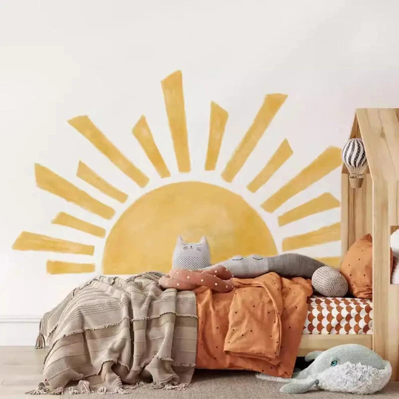 Adesivo de Parede Boho Sol para Quarto Infantil Adesivos de Parede 05 Kabannas 