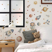 Adesivos de Parede Astronauta Urso para Quarto Infantil Adesivos de Parede 04 Kabannas 