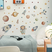 Adesivos de Parede Astronauta Urso para Quarto Infantil Adesivos de Parede 04 Kabannas 