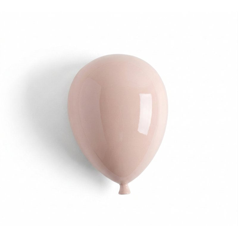 Balão 3D de Cerâmica para Parede Infantil Balões 3D para Parede 01 Kabannas Rosa claro 