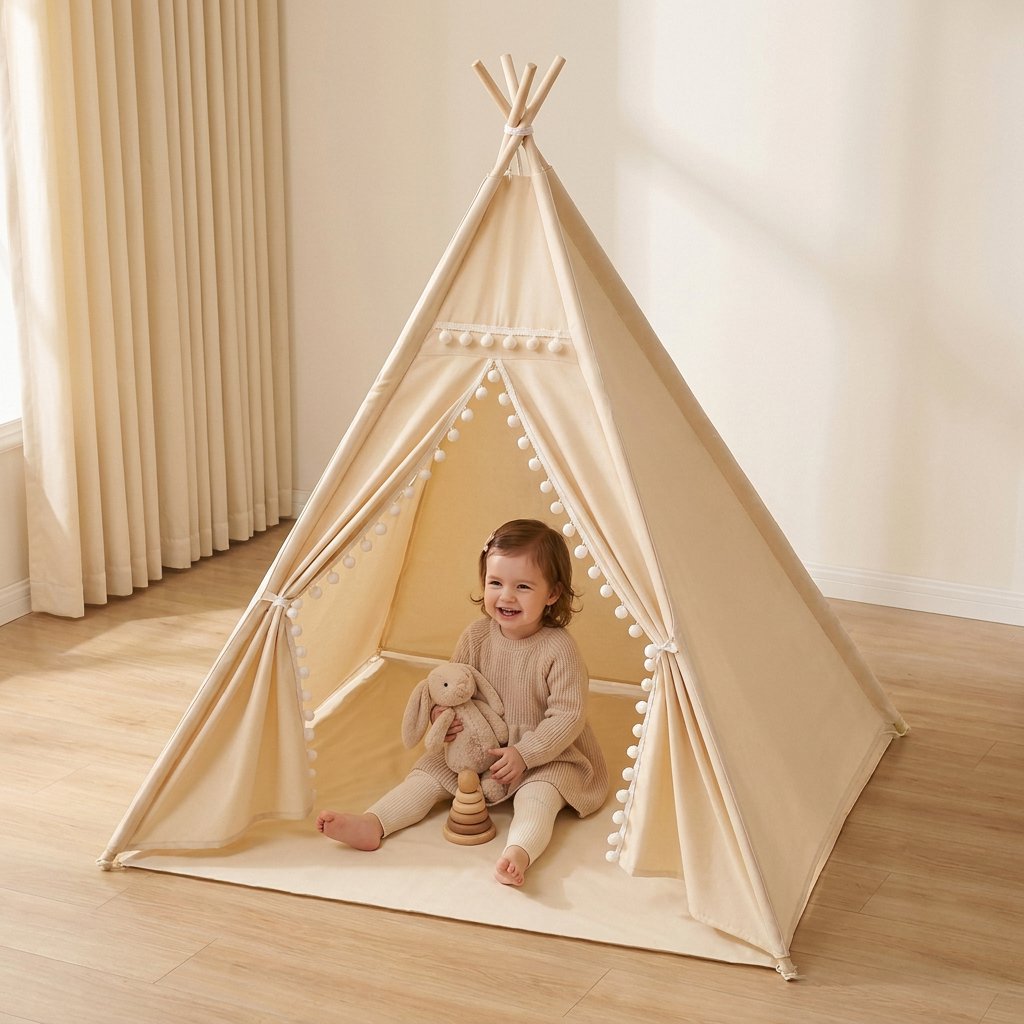 Barraca Infantil Tipi Dobrável para Brincar Cabana Infantil 04 Kabannas 