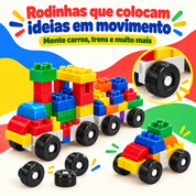 Veículos montados com peças de rodinha