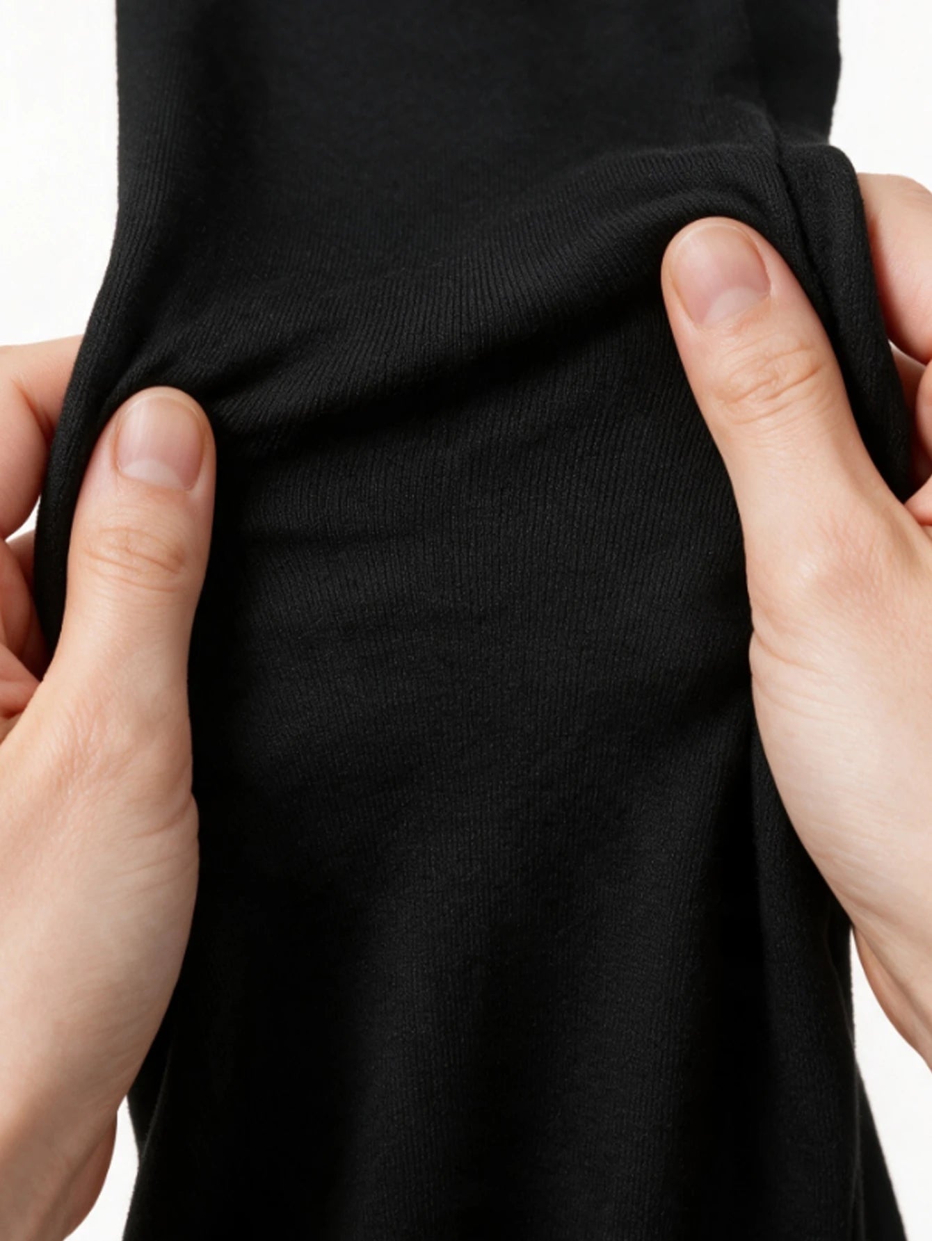 Blusa Gestante e Amamentação Transpassada Manga Longa com Amarração - Preto