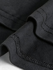 Blusa Gestante e Amamentação Transpassada Manga Longa com Amarração - Preto