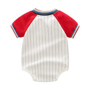 Body Infantil Baseball Colorido Manga Curta Body Infantil 01 Kabannas 