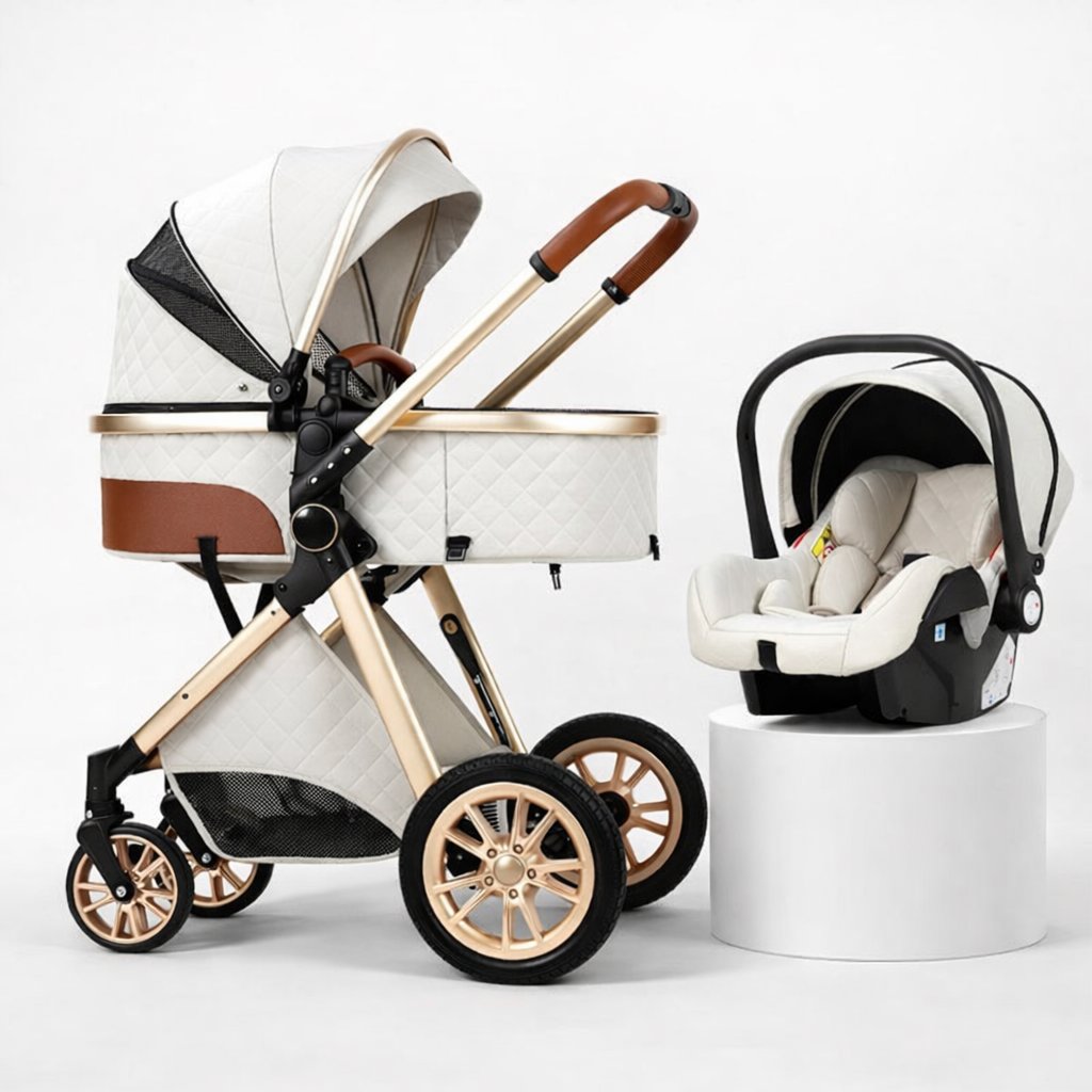 Bolina Luxe 3 em 1 — Bege Carrinho de Bebê 24 Kabannas 