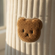 Bolsa Bege para Bebê com Estampa de Urso Bolsas de Fraldas 04 Kabannas 