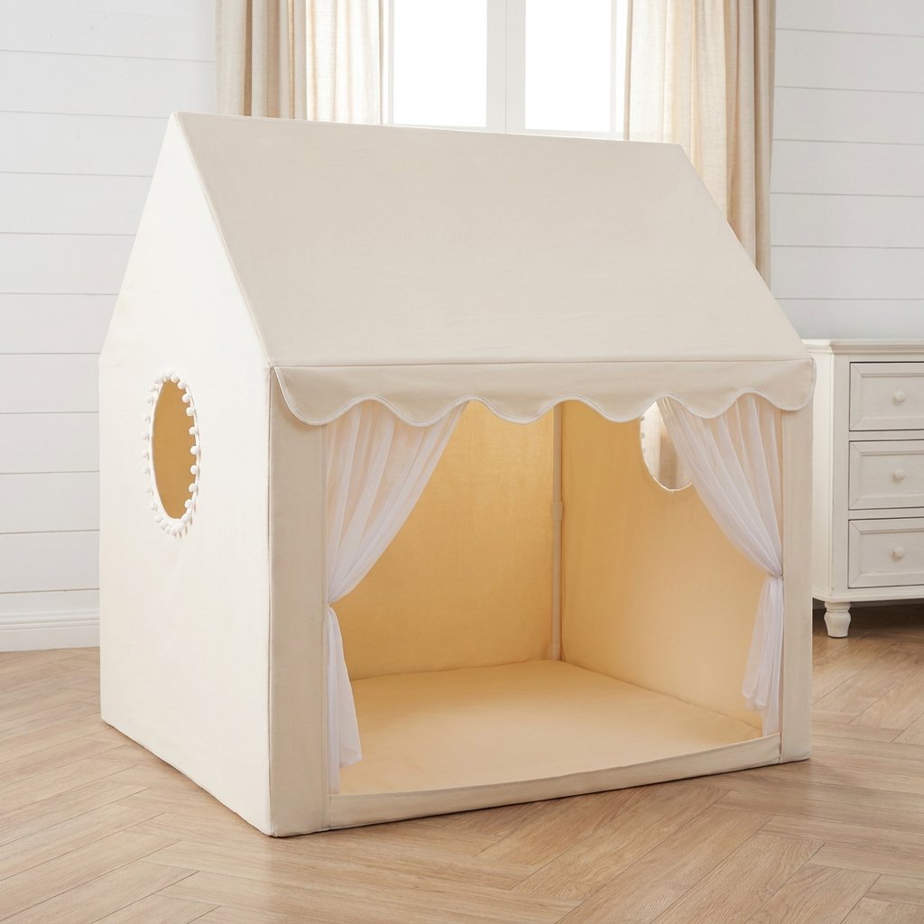 Cabana Infantil Chalé Dobrável para Brincar Cabana Infantil 03 Kabannas 