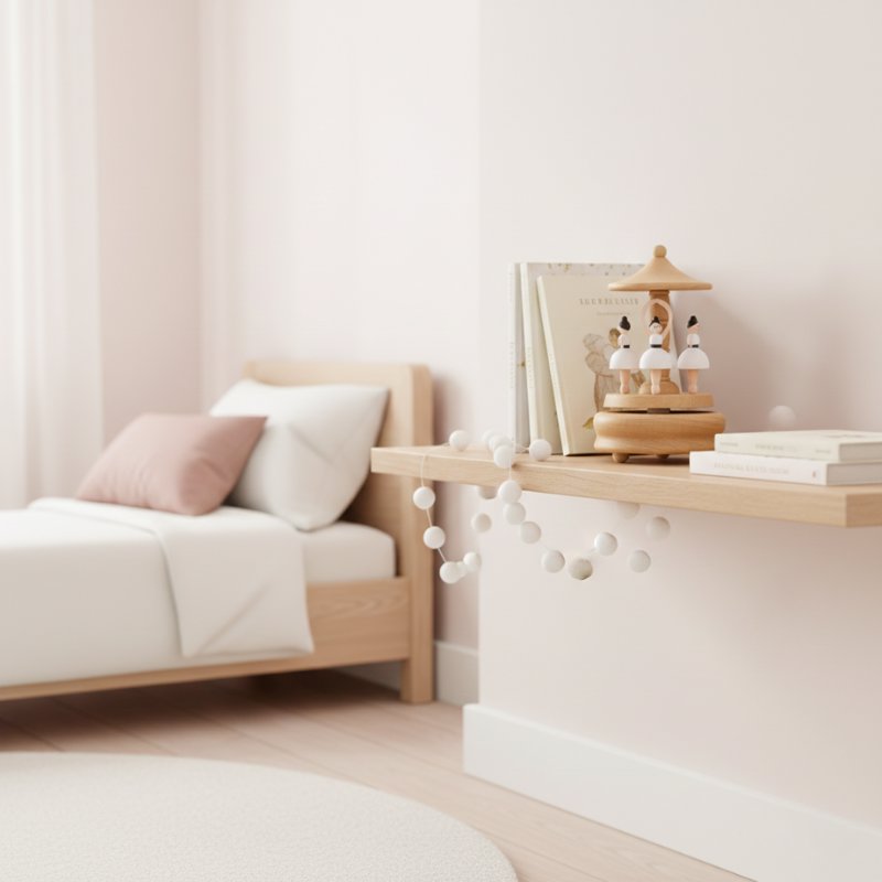 Caixa de Música Bailarina de Madeira Artesanal Caixa de Música 02 Kabannas 