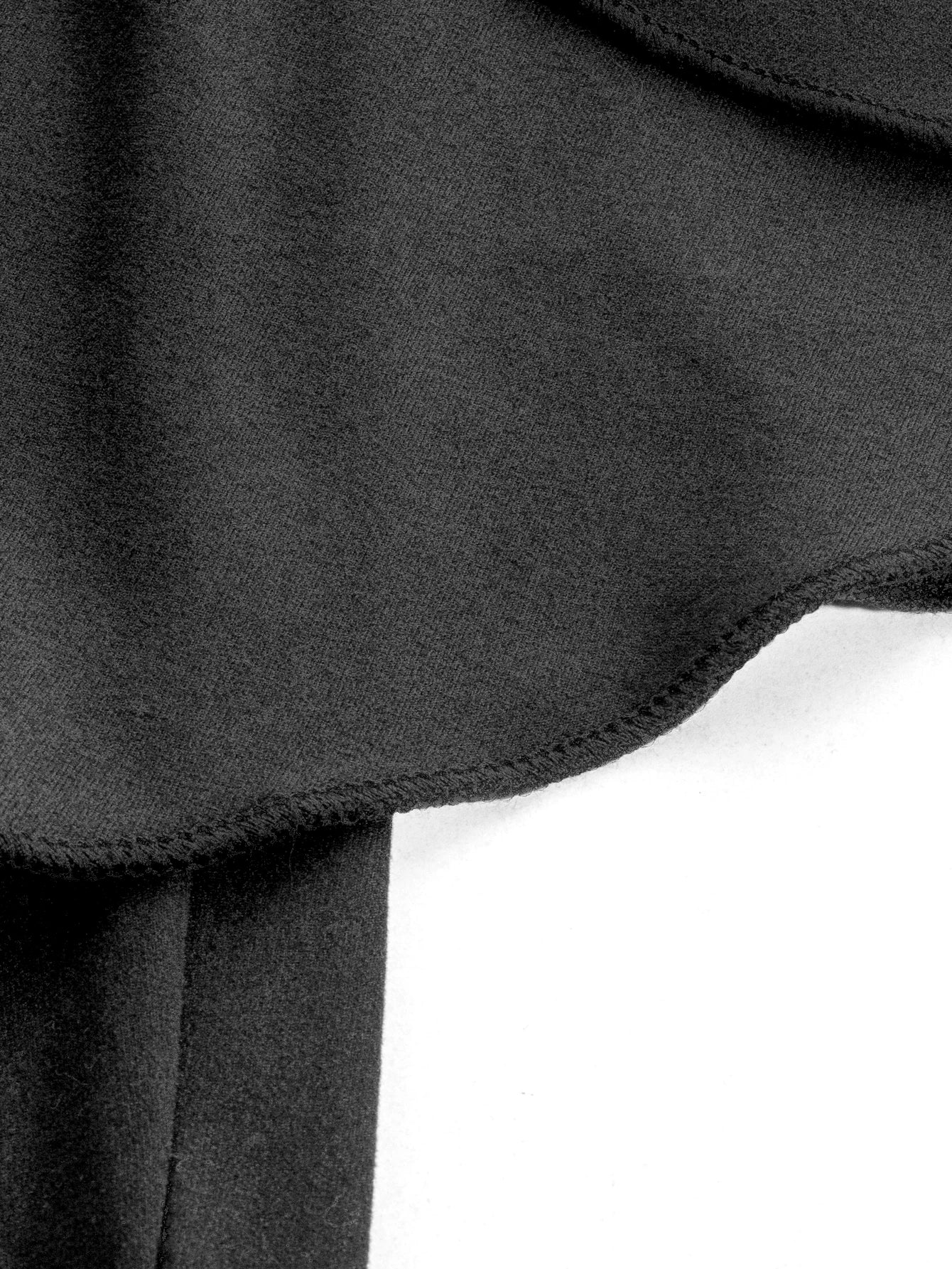 Calça Gestante 2 em 1 com Saia Sobreposta e Cós Alto - Preto