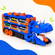 Caminhão dinossauro azul