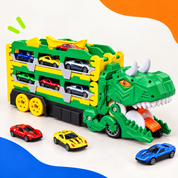 Caminhão dinossauro verde