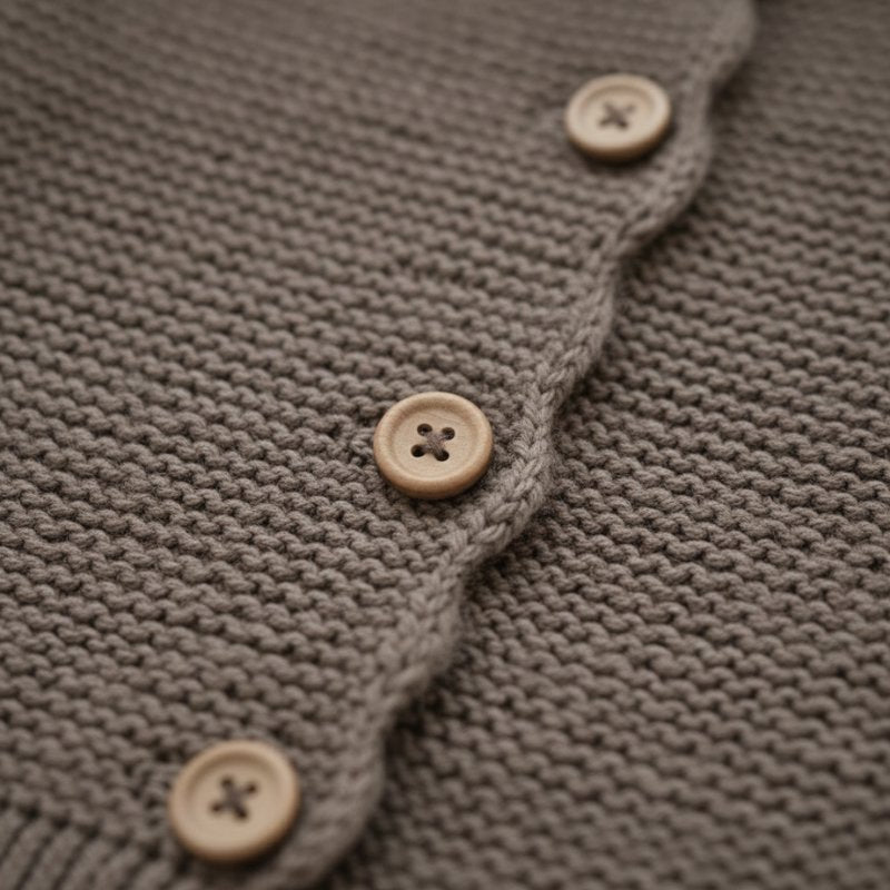 Cardigan de Algodão Vintage para Bebês Moda Vintage Infantil 02 Kabannas 